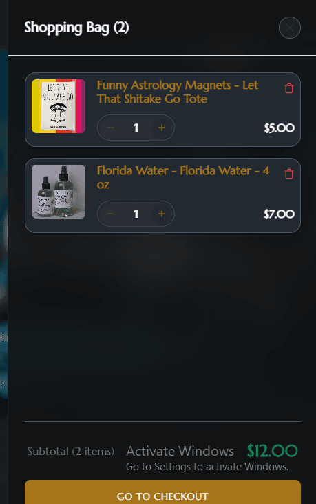 E-commerce storefront