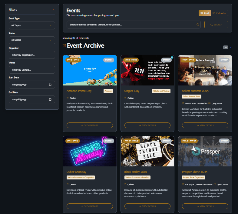 E-commerce storefront